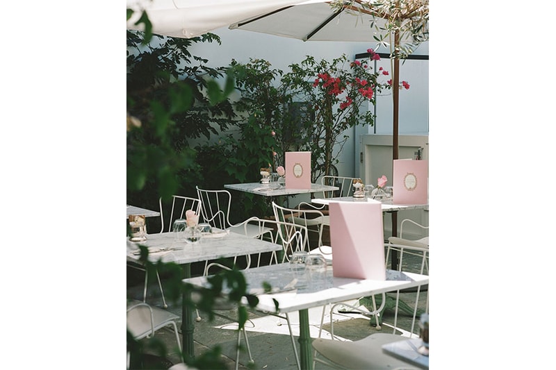 mansur gavriel laduree cafe dessert macarons los angeles