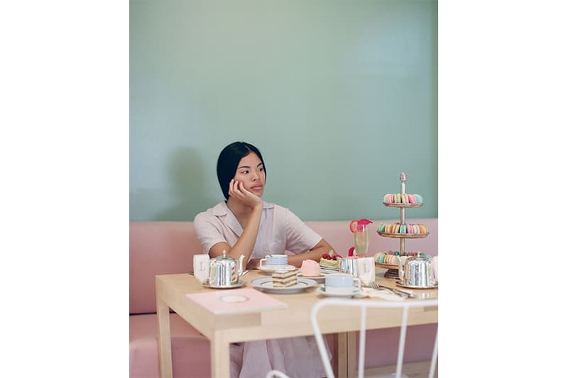 mansur gavriel laduree cafe dessert macarons los angeles