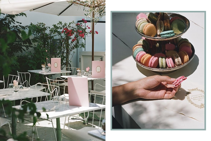 #POPSPOTS in LA:Mansur Gavriel x Ladurée 聯乘出最時尚咖啡店,把法式簡約帶給女生!