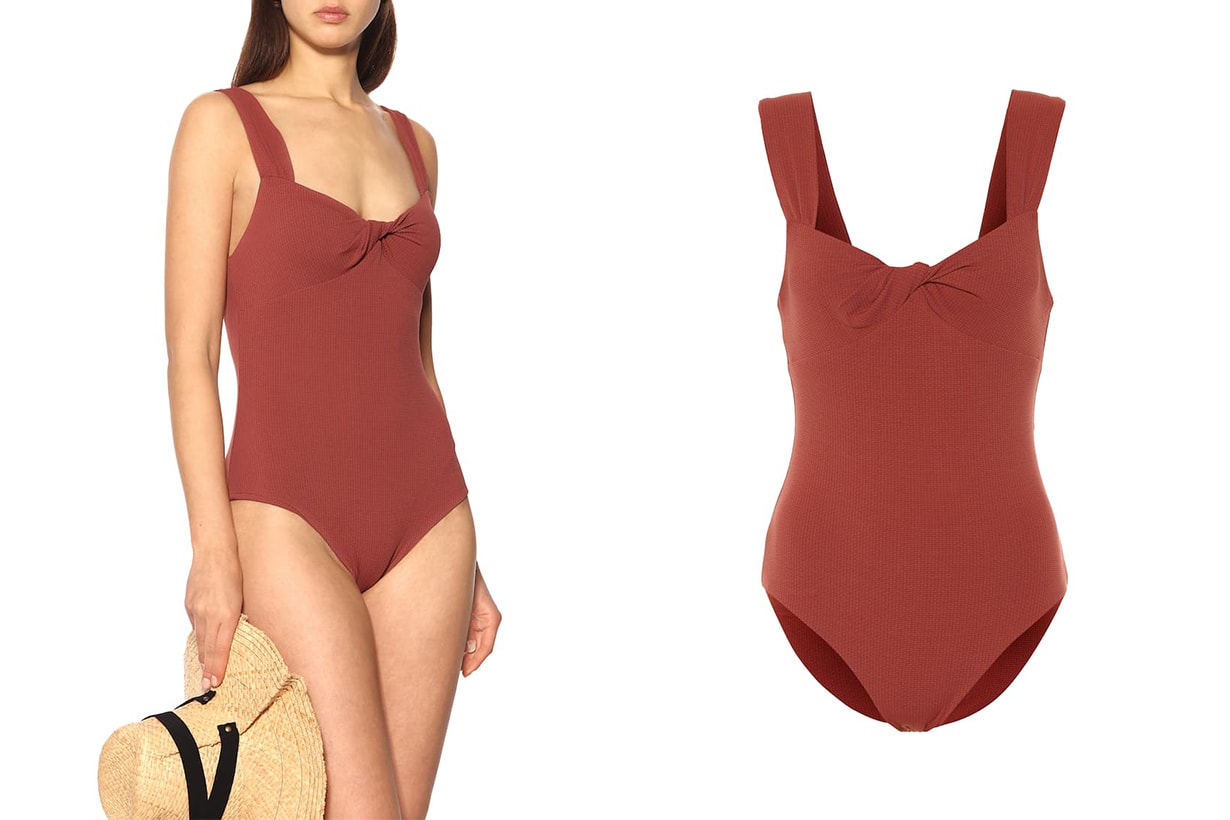 MARYSIA Lehi twist-front swimsuit