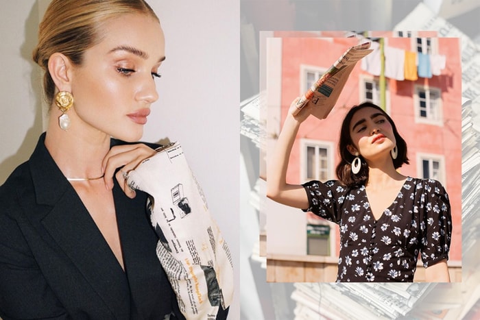 模特、博主也在穿:便宜又常見的報紙,居然成了最新的潮流單品?