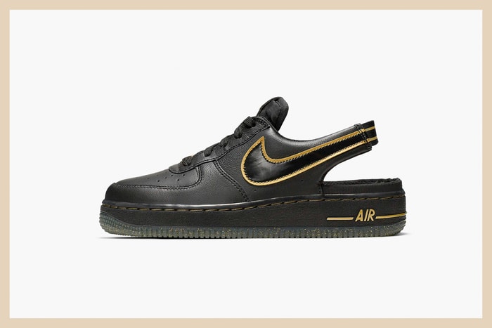 你沒看錯,Nike 把經典的 Air Force 1 改造成一雙「後繫帶涼鞋」!