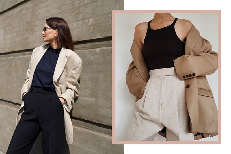 woman blazer street style