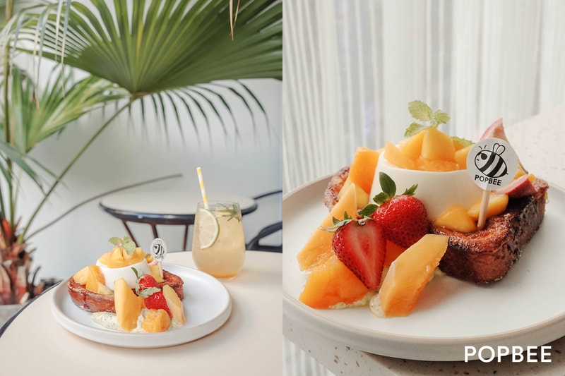 popbee acme breakfast club french toast limited mango summer menu pop up playground