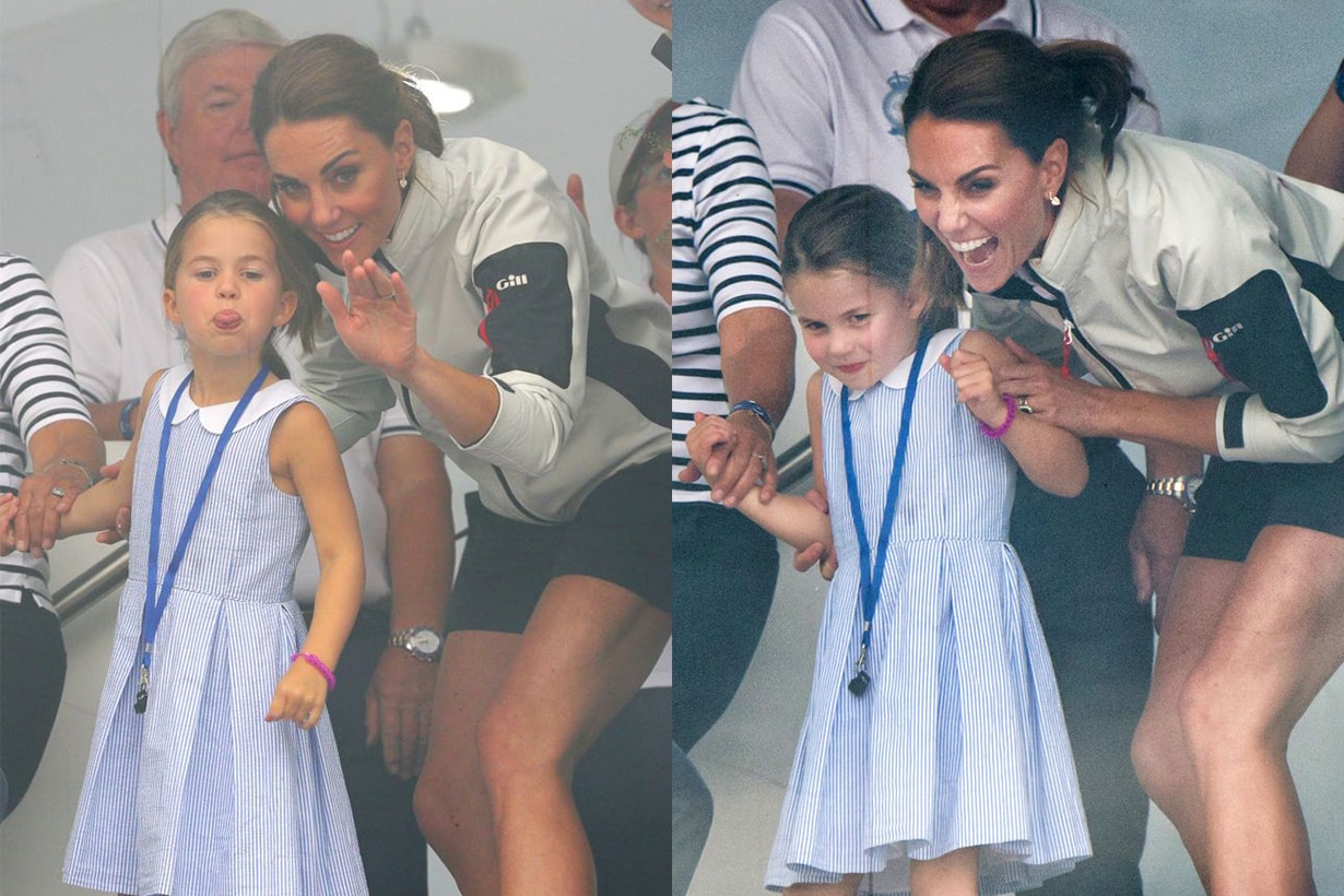 Princess Charlotte Stuck Out Her Tongue at Fans and Kate Middleton's Reaction