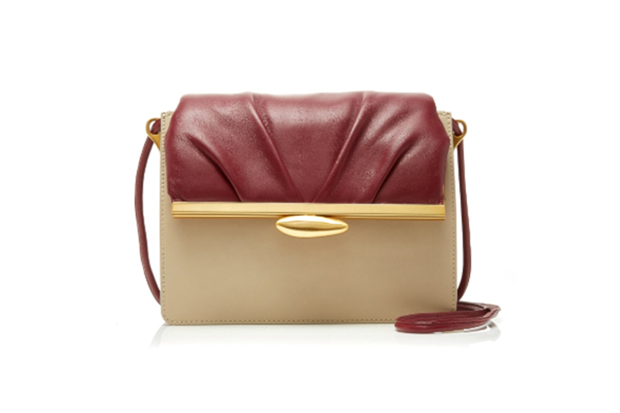 Reike Nen Pebble Color-Block Leather Shoulder Bag