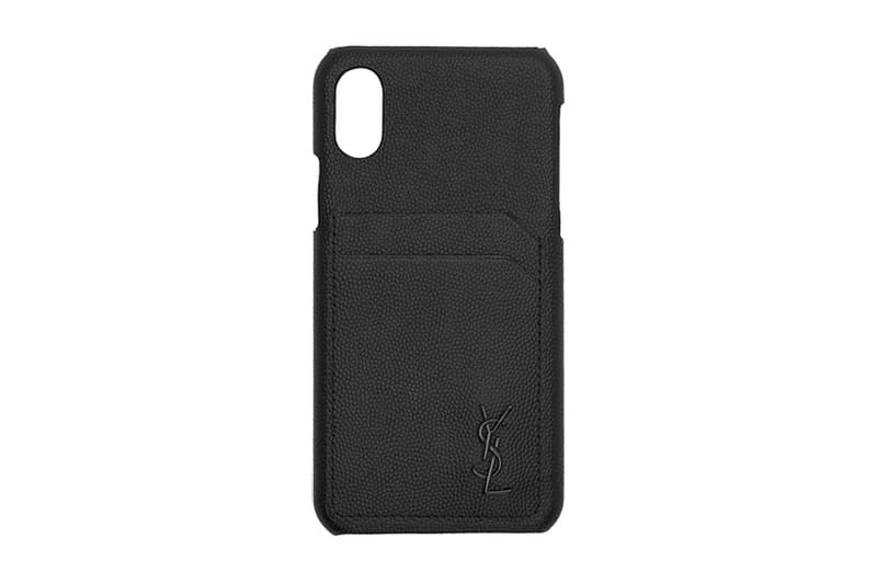 saint laurent leather iphone case release