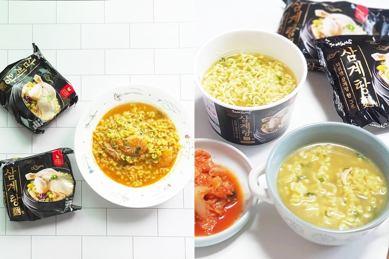 Samyang ginseng chicken soup sam gye tang instant noodles cup noodles korean netizens