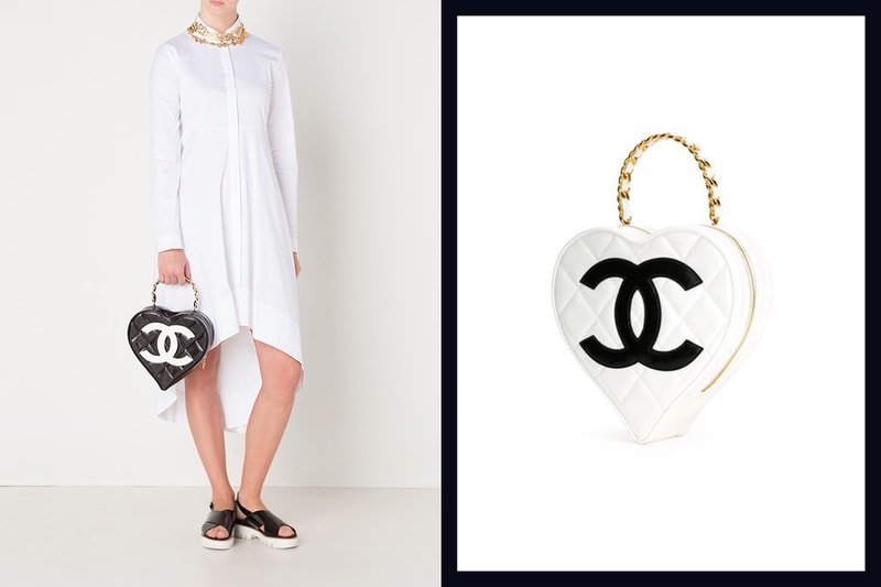Kylie jenner Chanel quilted heart-shaped bag on Instagram