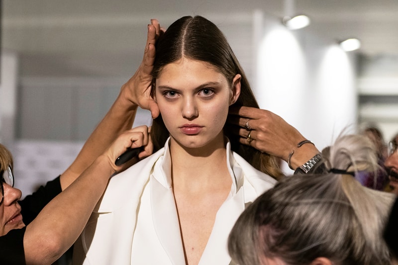 Backstage Model Hairstyle