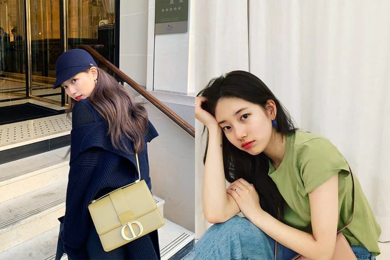 Suzy Bae wine red hair colour hairstyles Ariel Little Mermaid k pop korean idols celebrities singers actresses