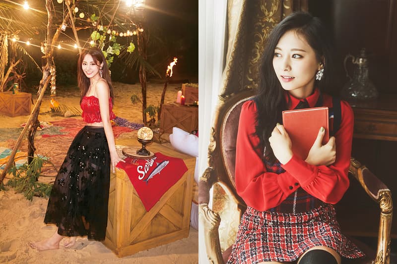 Twice Chou Tzuyu Tzuyu 2019 Lotte Family Concert performance makeup eyebrow makeup k pop korean idols celebrities singers girl bands