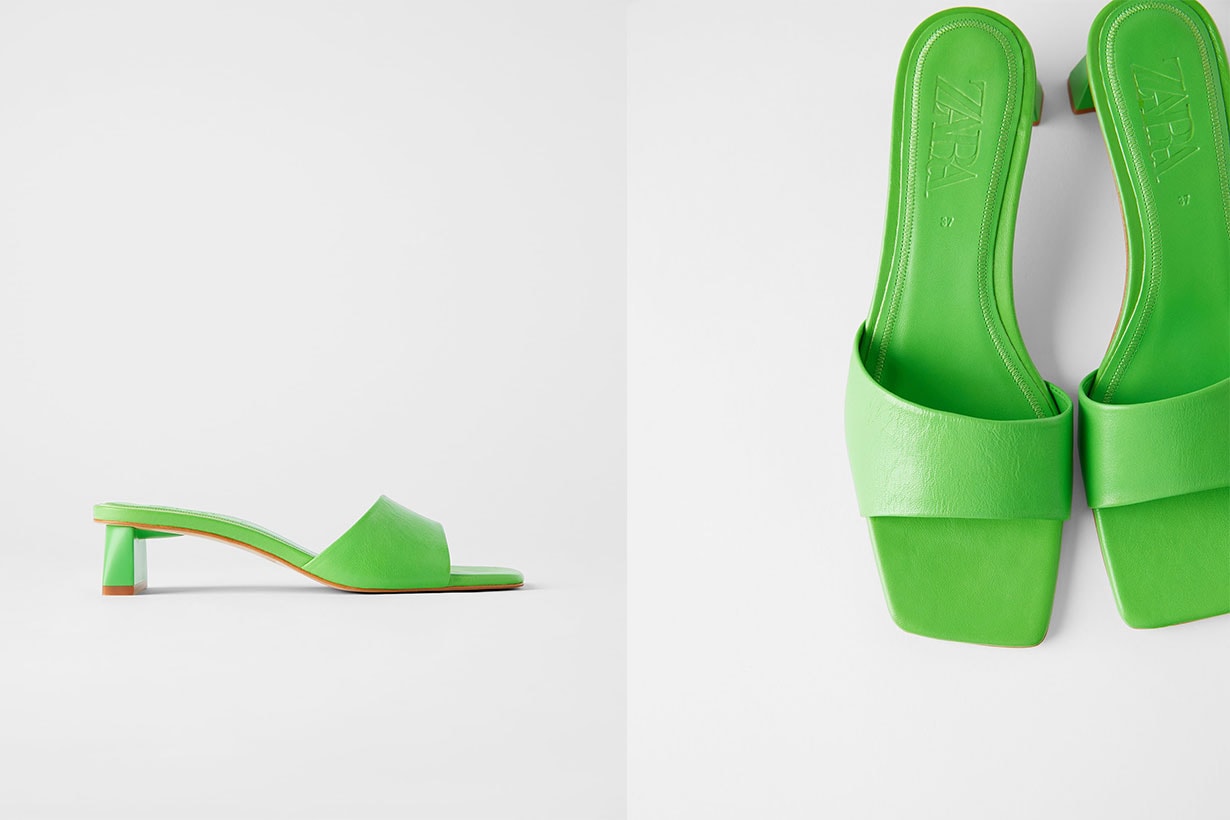 Zara-Green-Sandals