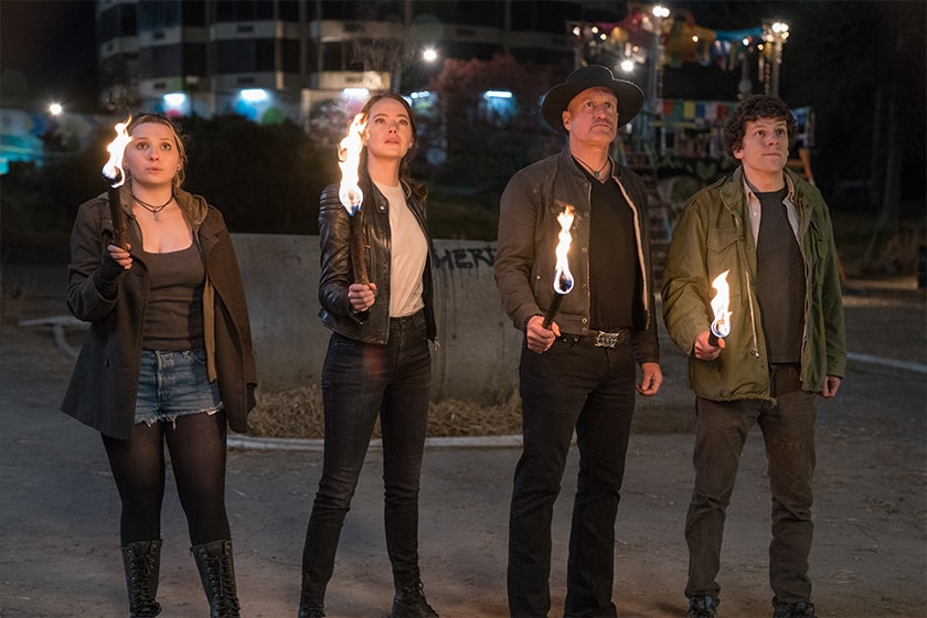 Zombieland Double Tap trailer Emma Stone Woody Harrelson Zoey Deutch