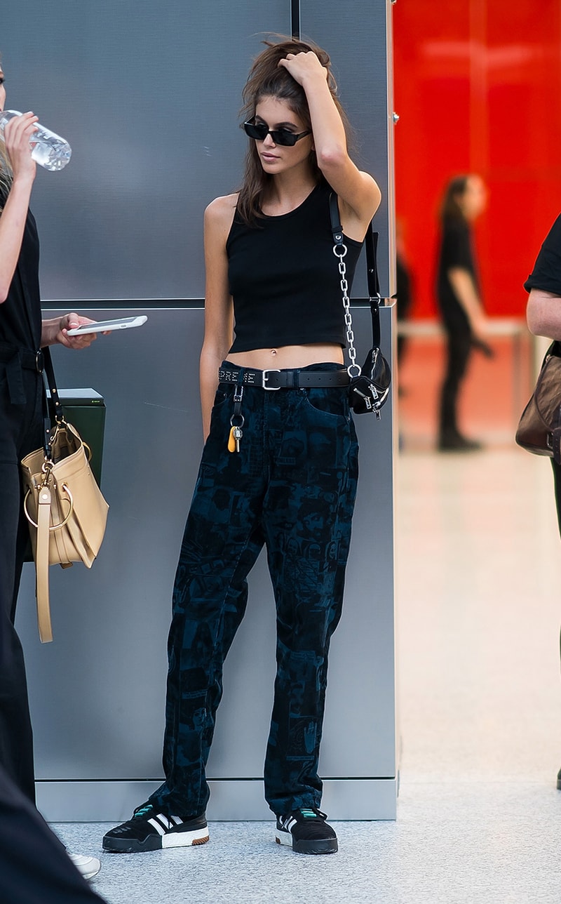 Kaia Gerber Sneakers Street Style Idea Converse Inspiration