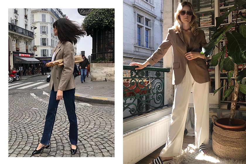 French Girl blazer Outfit Inspiration