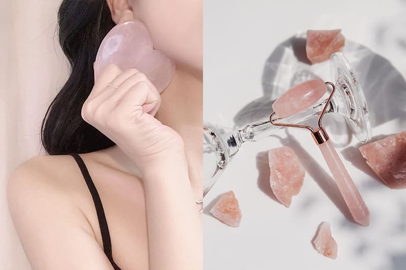 korean Brand luoes face massage pink marble