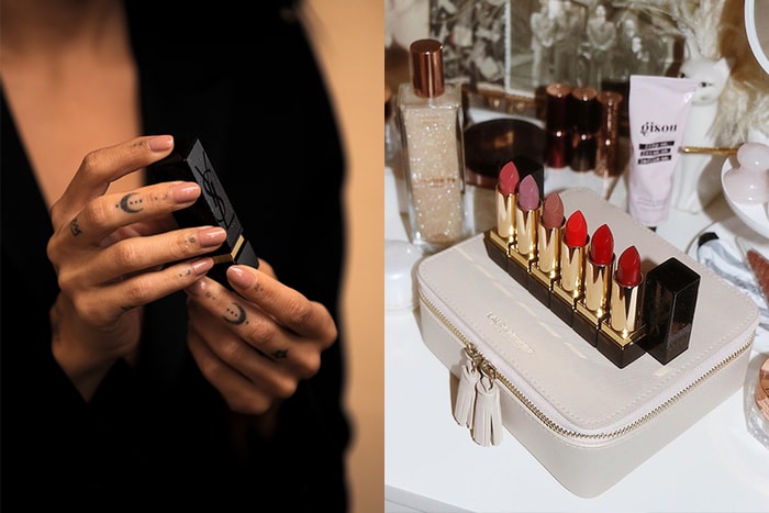 設計靈感來自經典手袋:低調中帶有奢華感的 YSL x Zoë Kravitz 限量訂製版唇彩登場!