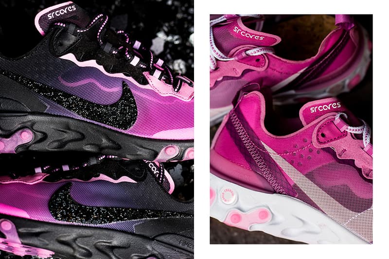 Sneaker Room x Nike React Element 87 Pink Sneaker