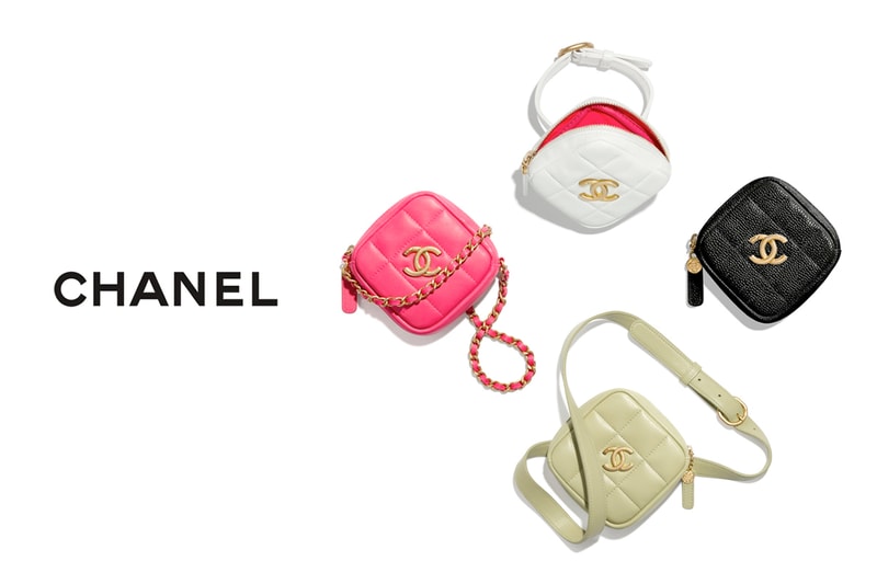 chanel 2020 fw coin purse belt chain arm