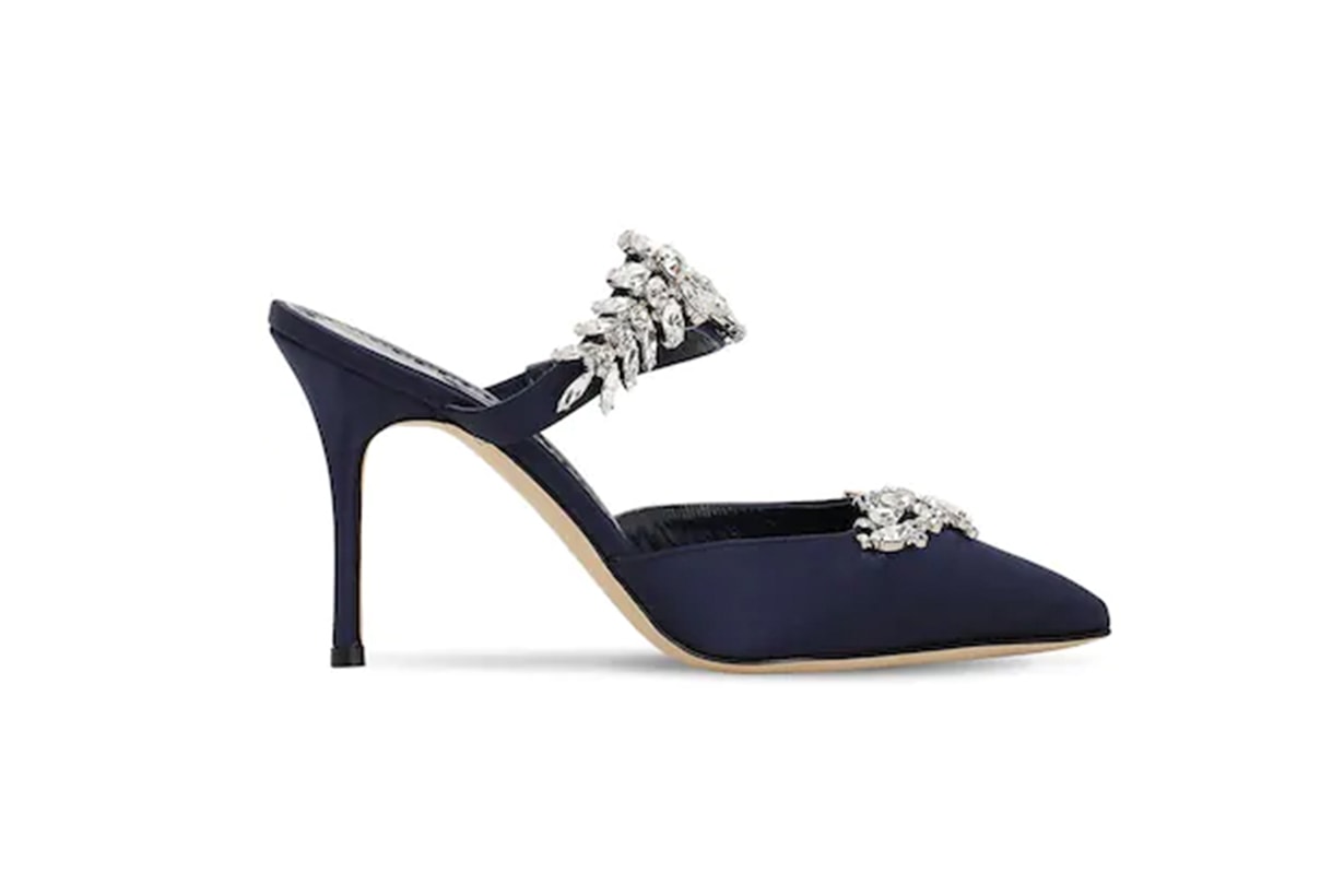 90mm Satin Covered Heel