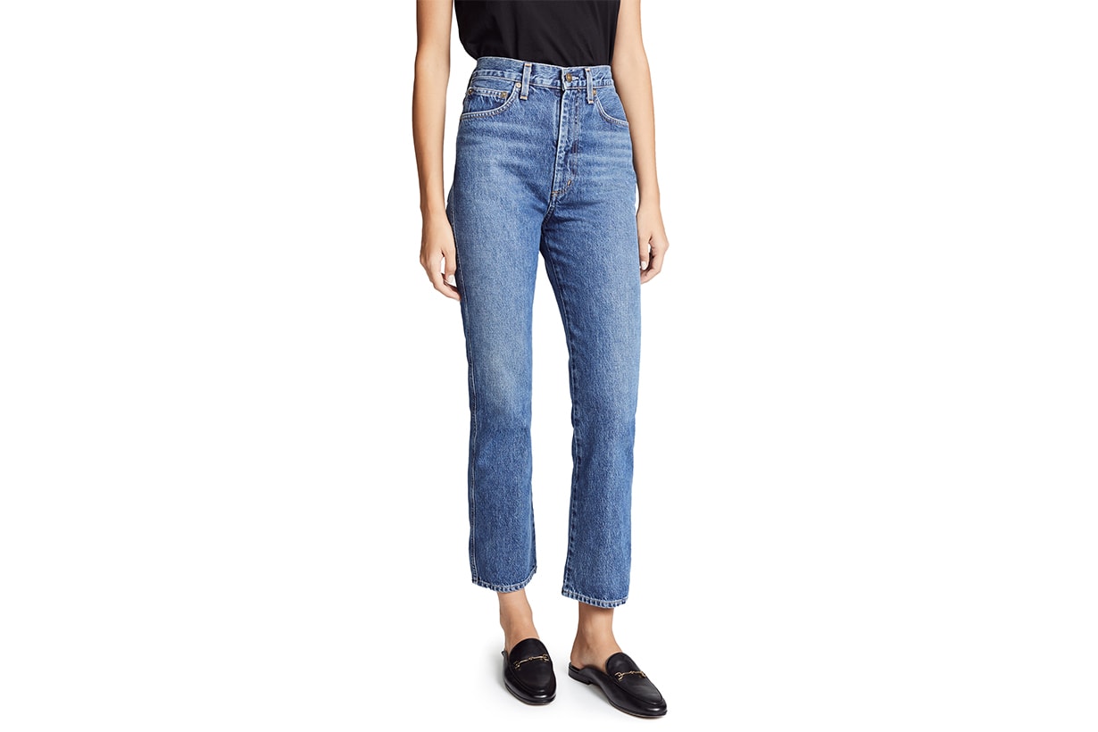AGOLDE Pinch Waist High Rise Kick Jeans