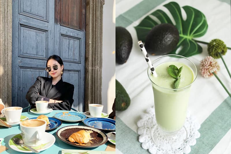 Avocado milkshake smoothie breakfast healthy diet calories fat keep fit lose weight weight control on diet