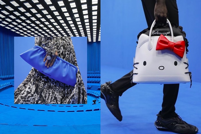#PFW:一向酷帥的 Balenciaga,伸展台上怎麼會出現這款  Hello Kitty 手袋?