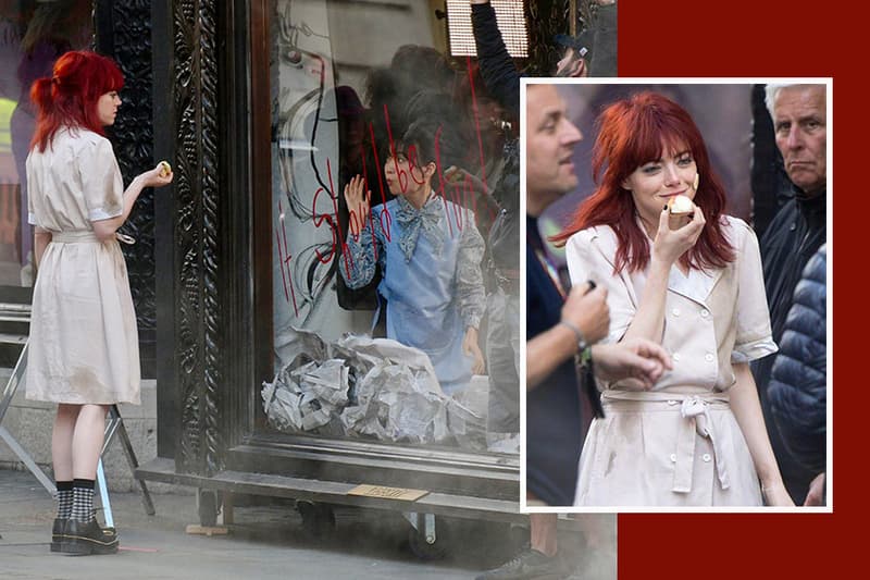 Emma stone curella red hair movie disney one hundred and one dalmatians