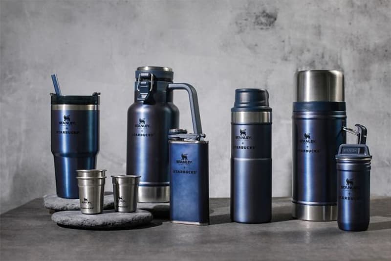 Starbucks x Stanley dark blue collection