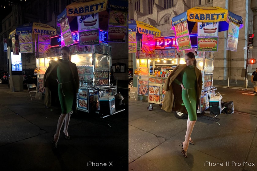 Coco Rocha first iphone 11s real life night mode photo looks
