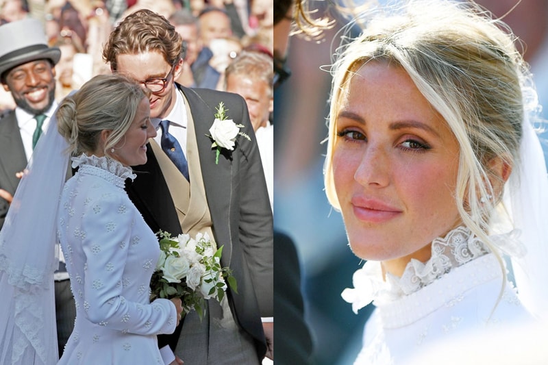 Ellie Goulding chloe wedding dress design