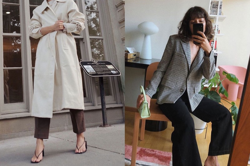 Check blazer fashion trend