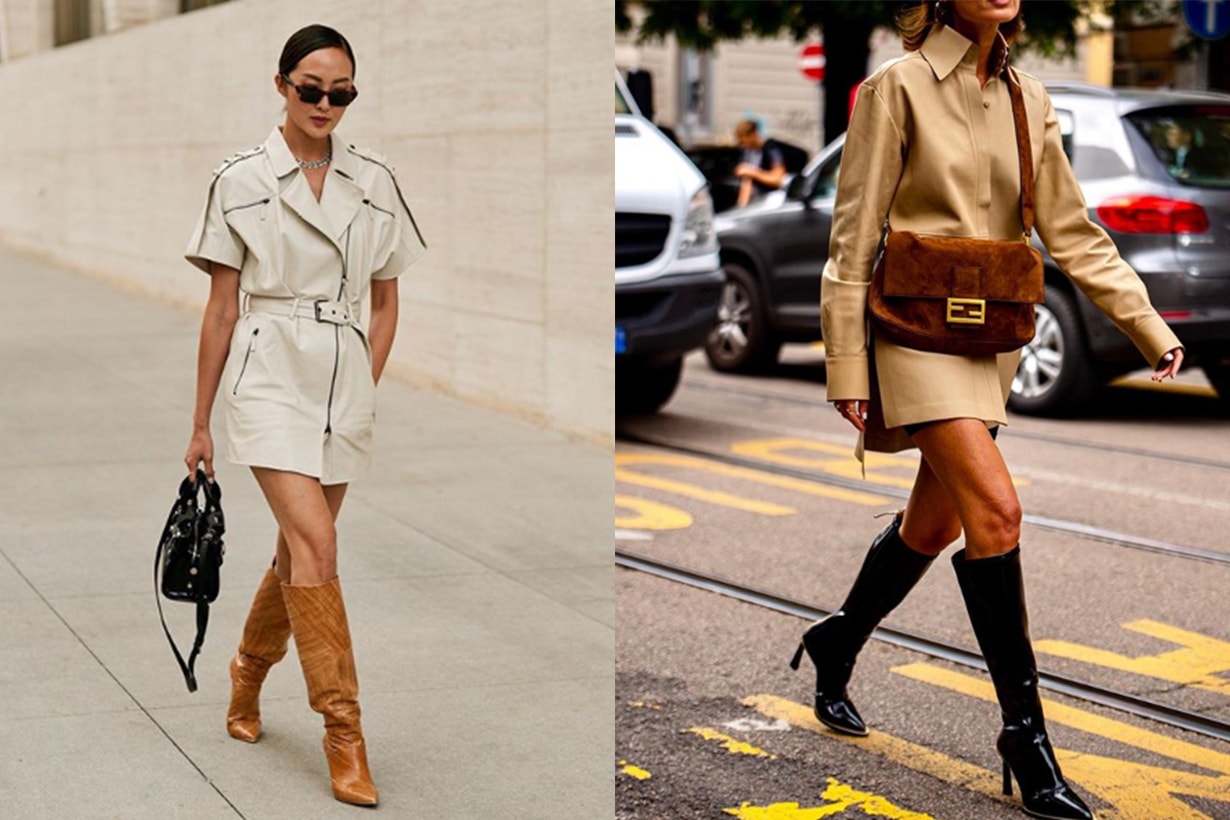 Knee-high boots street style