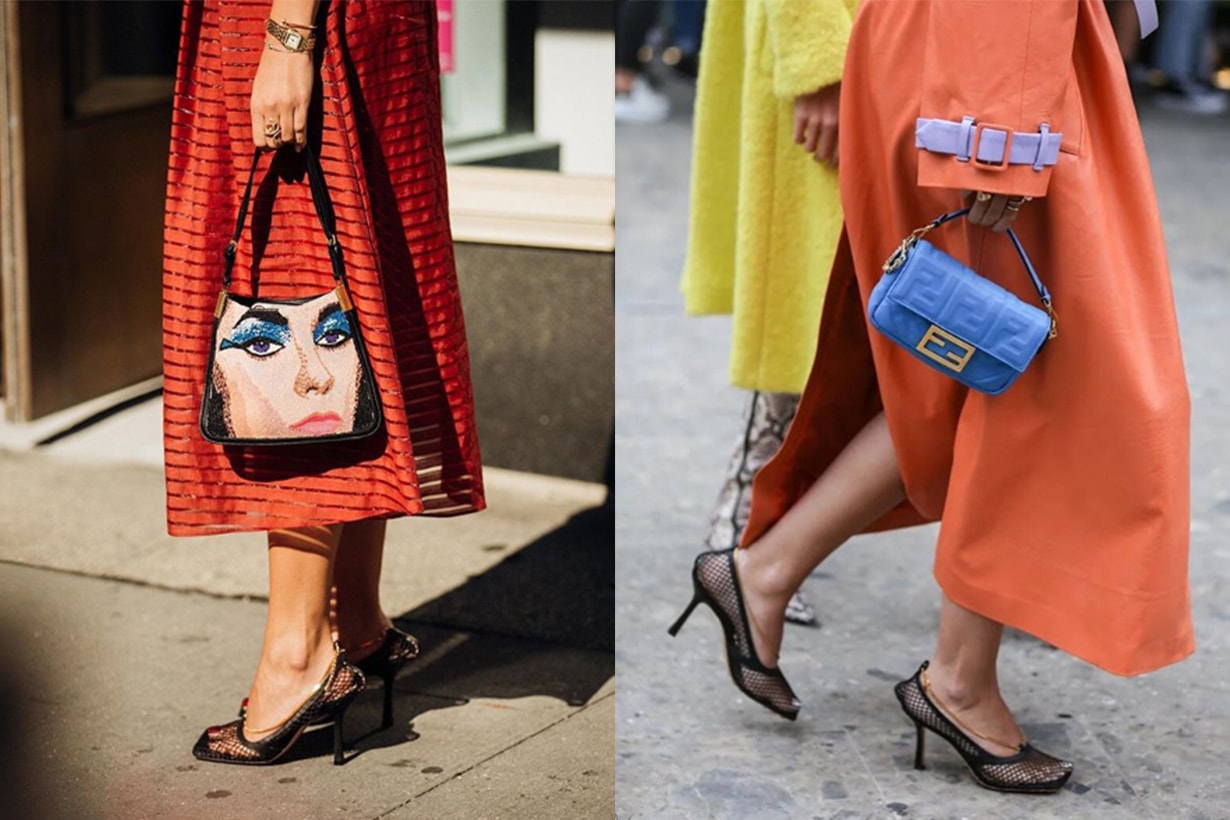 Bottega Veneta Mesh Shoes Street Style