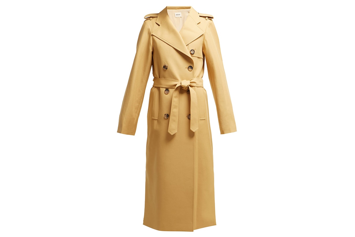 Felice Cotton-Twill Trench Coat