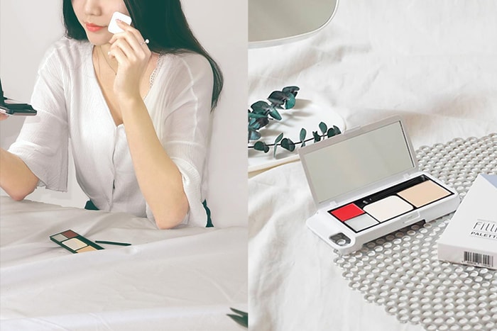 社群討論爆炸：韓國品牌推出這款彩妝盤手機殼，出門不用再帶化妝包了！