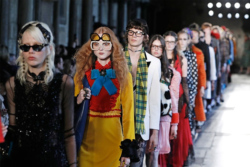 Gucci Milan Fashion Show Runway