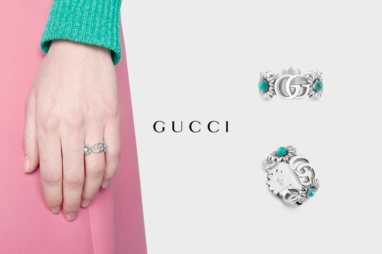 gucci gg flower ring bracelet earrings 2020
