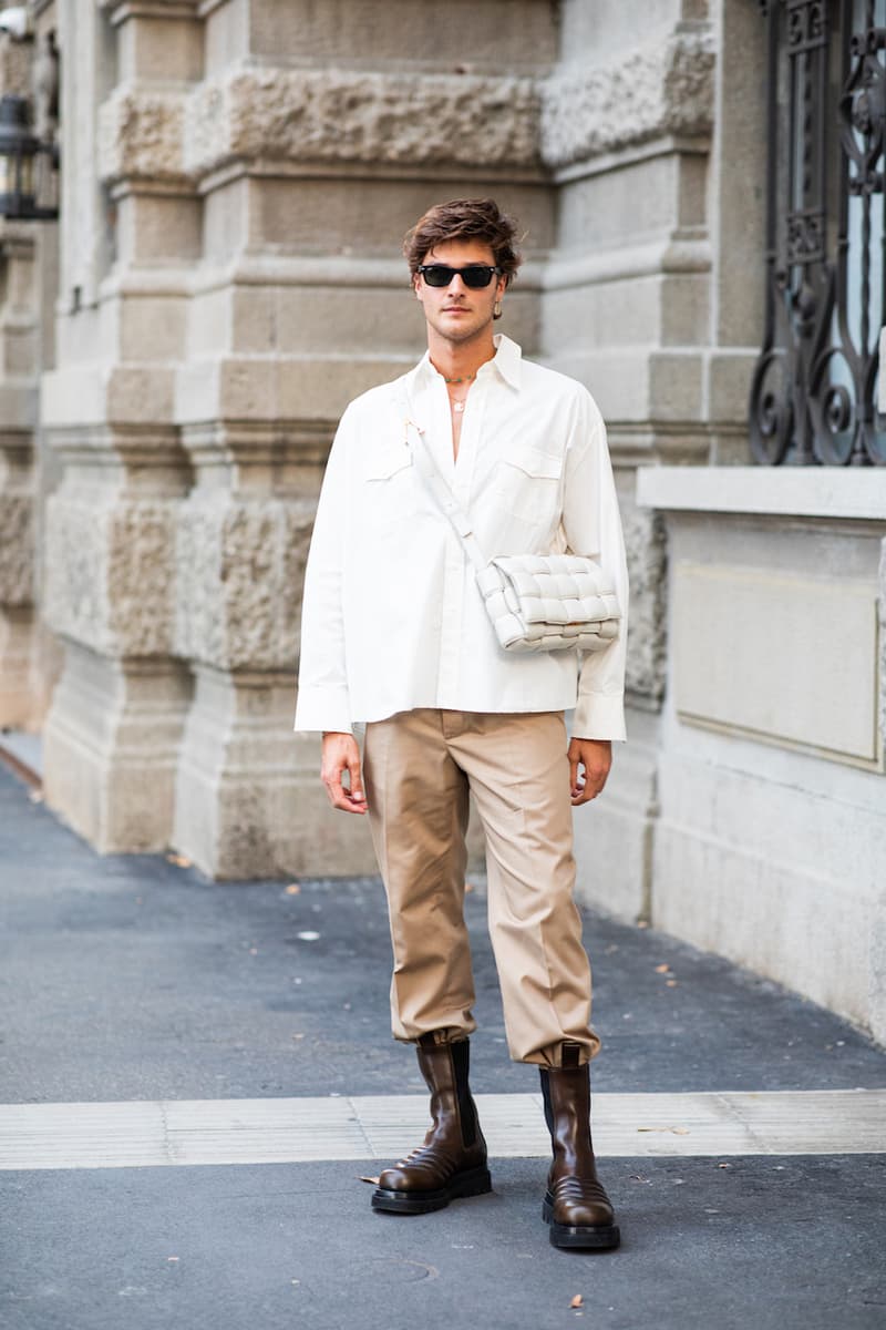 bottega veneta milan fahsion week street snaps it items bags lido boots