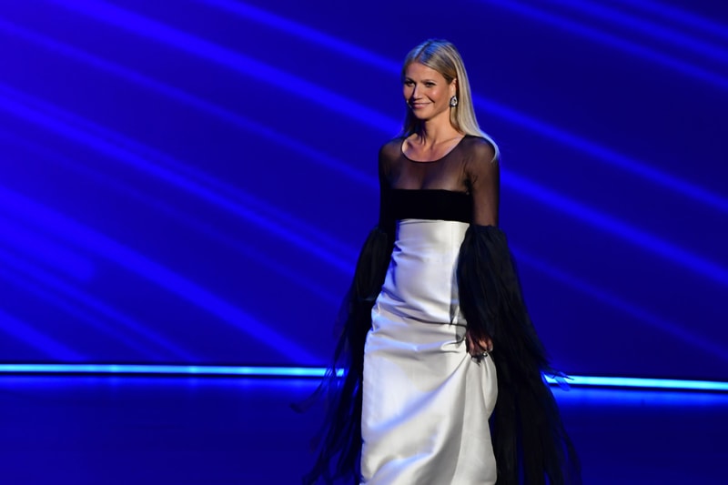 gwyneth paltrow emmys valentino gown walk meme