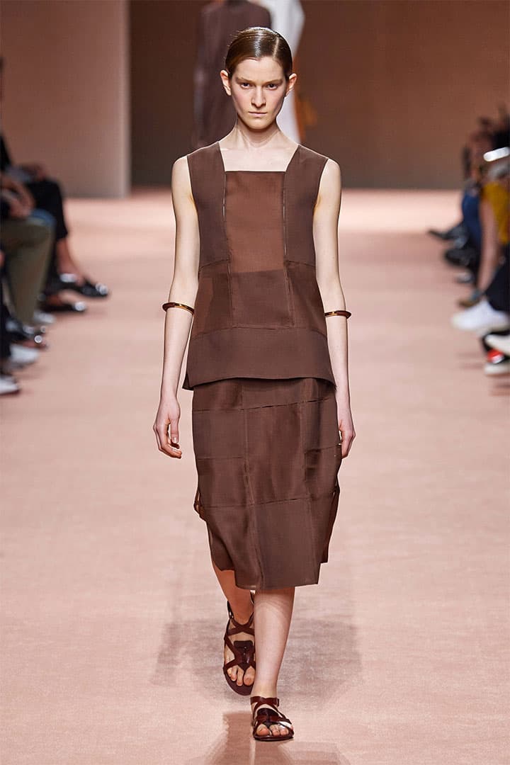 Hermes By Nadège Vanhee-Cybulski Paris Fashion Week Runway