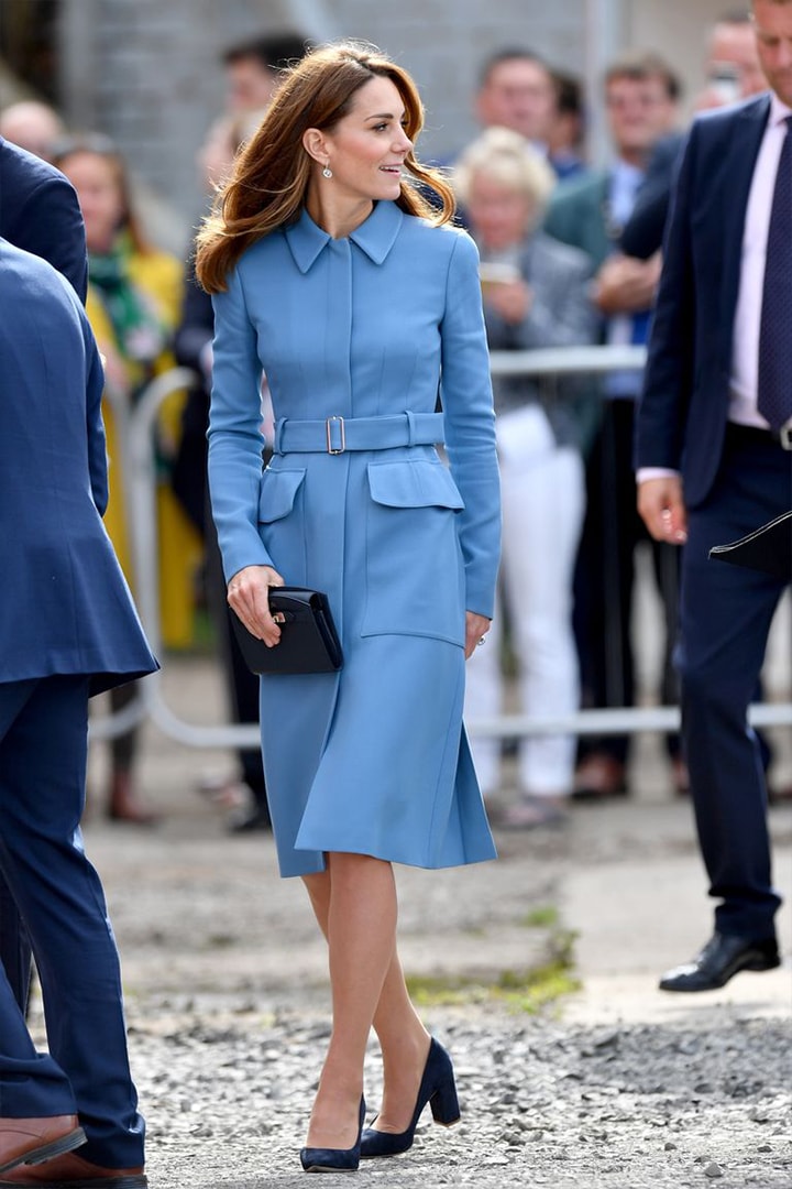Kate Middleton Blue Dress Look