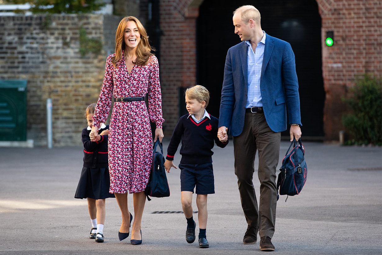 Princess Charlotte First Day At School Royal Family