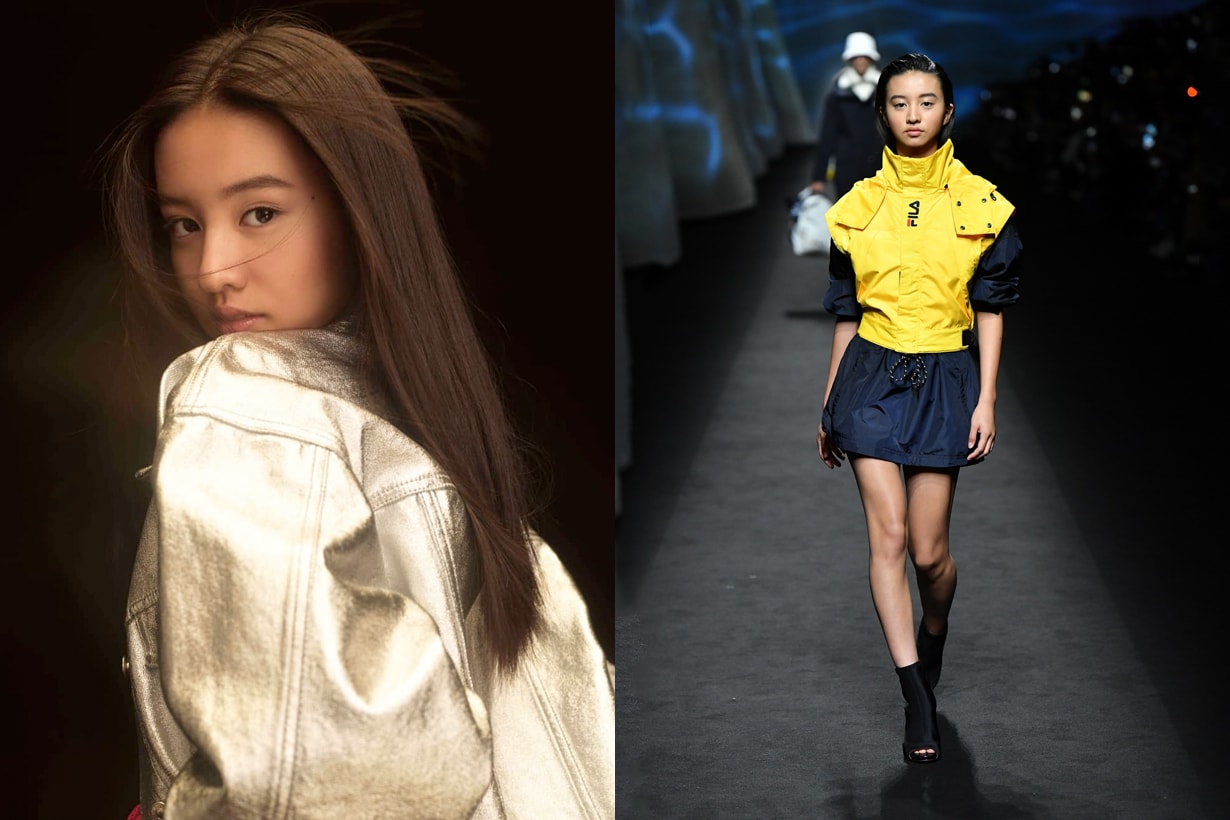 koki Kimura Mitsuki fila milan fashion week runway walk