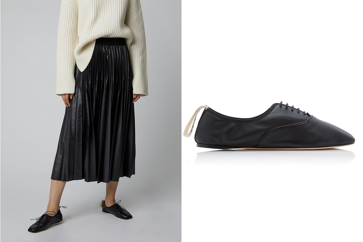 Loewe Leather Oxford Shoes