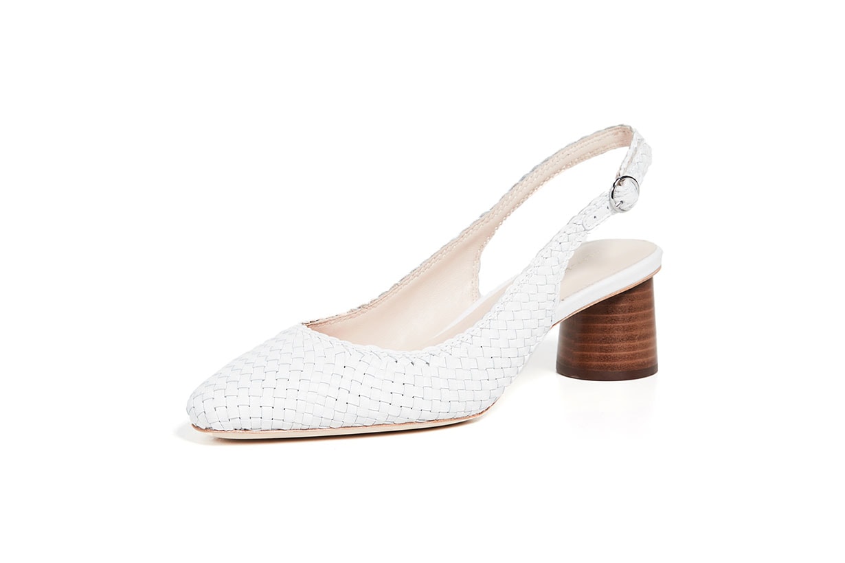 Martine Woven Slingback Pumps