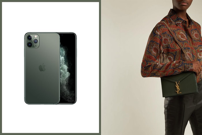 新一代 iPhone 推出前所未有的午夜綠!當然要以同色系的奢華名牌手袋、小物來襯托!