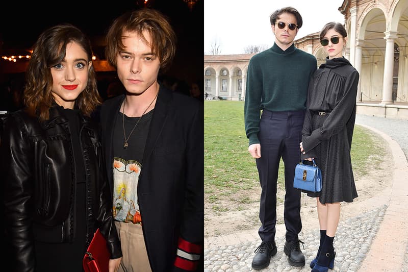 Natalia Dyer Charlie Heatattend Stranger Things stylish couple