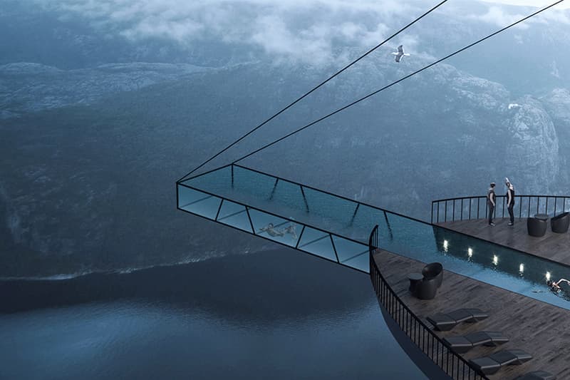 norway Preikestolen’s cliff travel cliff concept boutique hotel Hayri Atak Architectural Design Studio